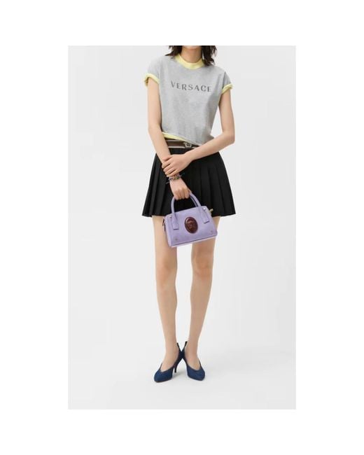 Versace Black Short Skirts