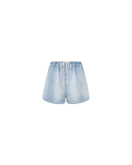 Moschino Blue Denim Shorts