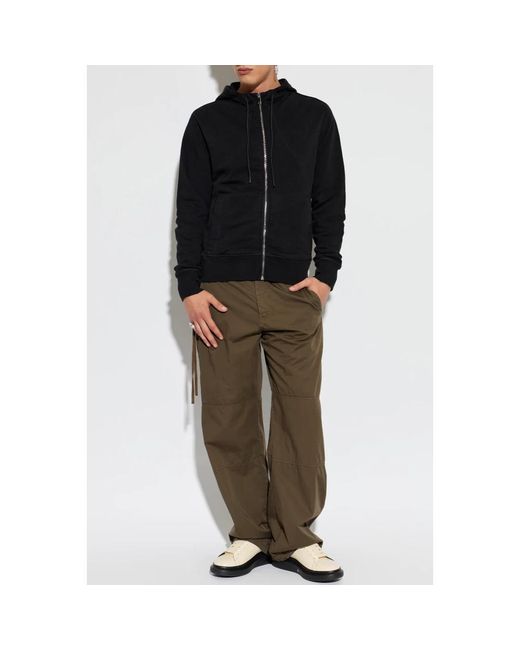 McQueen Black Zip-Throughs for men