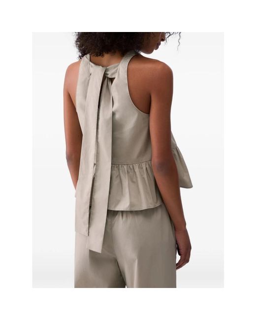 Liu Jo Gray Sleeveless Tops