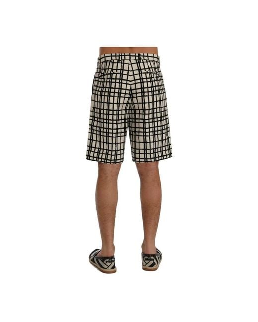 Dolce & Gabbana Black Casual Shorts for men