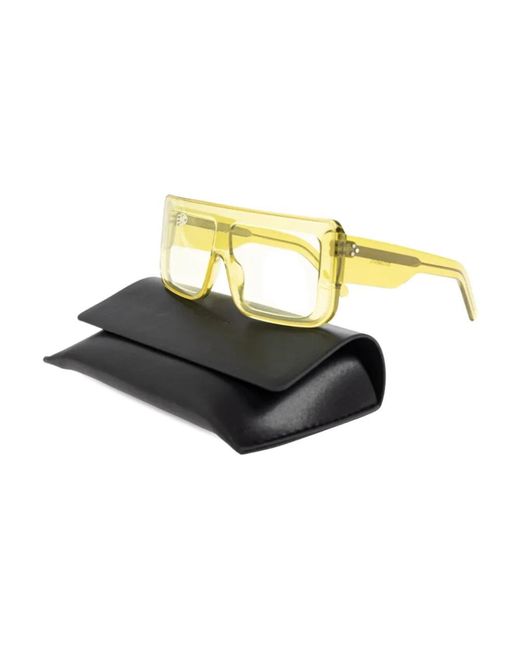 Rick Owens Yellow Sunglasses for men