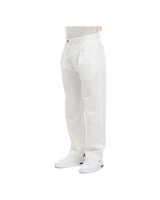 SELECTED Straight Broeken in het White voor heren