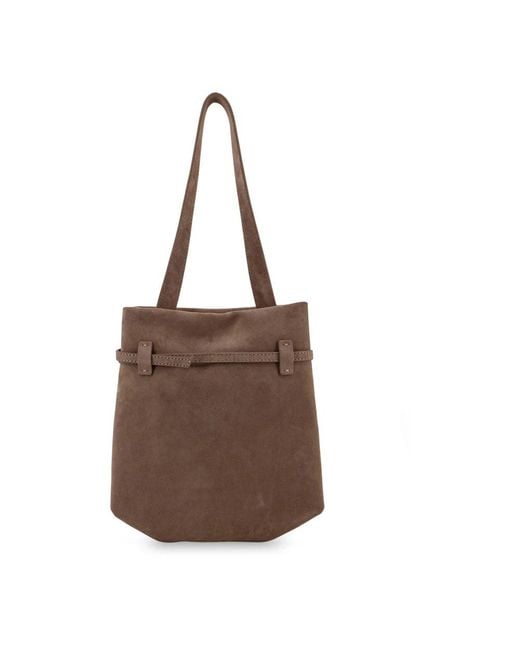 MANU Atelier Brown Bucket Bags