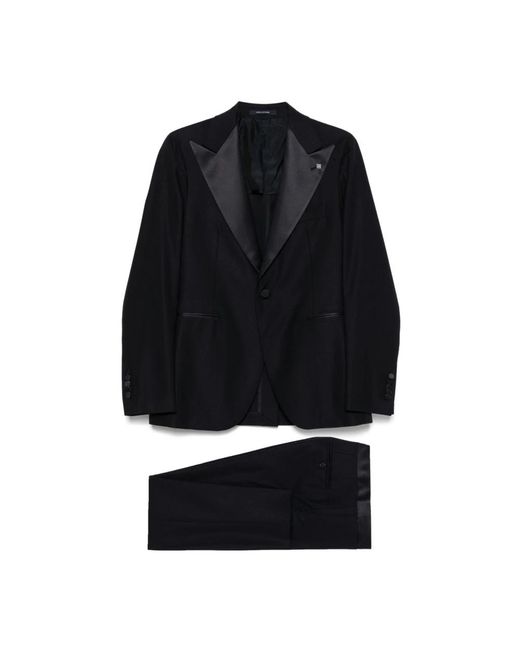 Tagliatore Kostuums ,Blauw ,Wol Tailored Suit in het Black voor heren