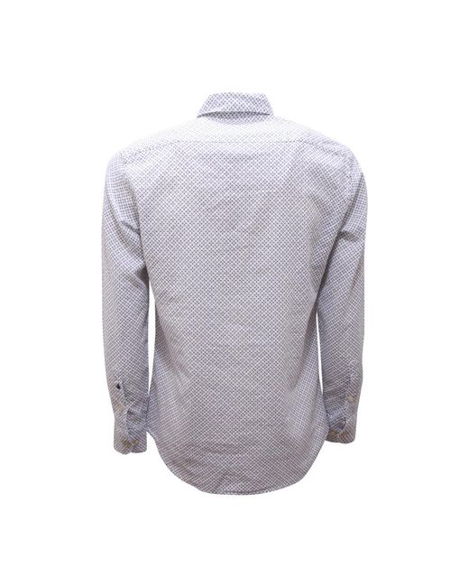 Brooksfield Blue Formal Shirts for men