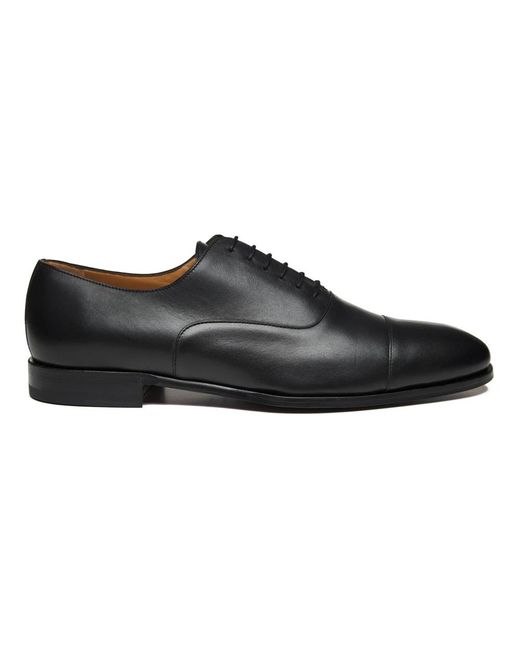 Testoni Black Dress Shoes for men