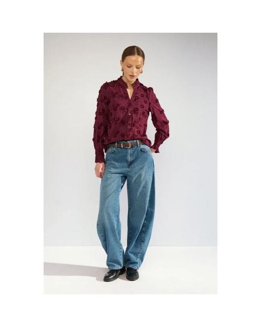 Blouses Numph de color Red