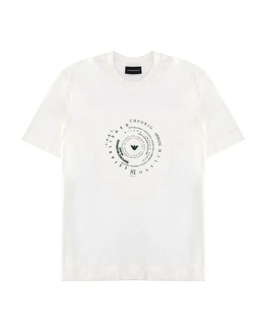 Emporio Armani White T-Shirts for men