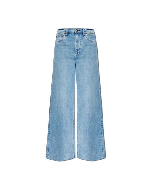 Rag & Bone Jeans ,Blauw ,Denim The Sofie Jeans in het Blue