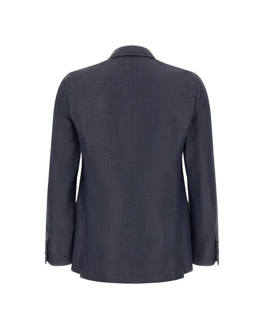Pal Zileri Blue Blazers for men