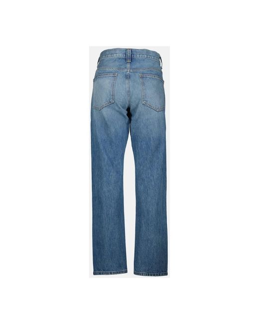 Khaite Blue Straight Fit Jeans