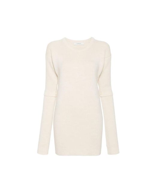 Lemaire White Short Dresses