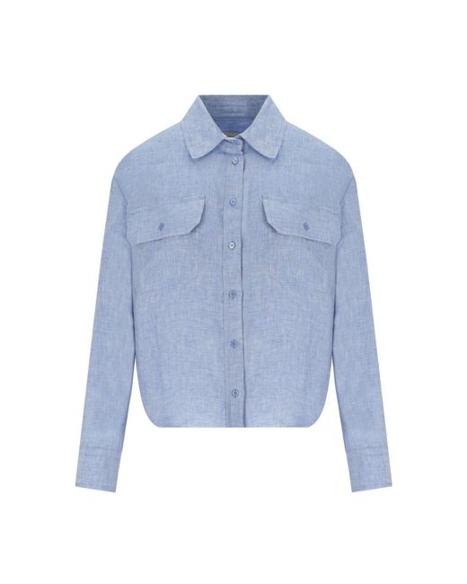 Weekend by Maxmara Blue Shirts