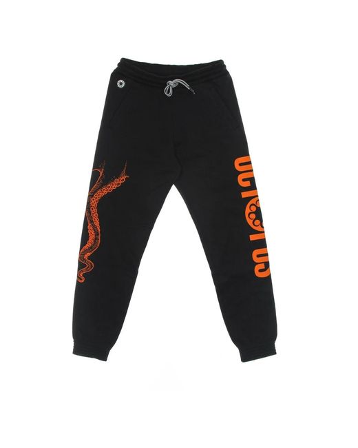 Octopus Black Sweatpants for men