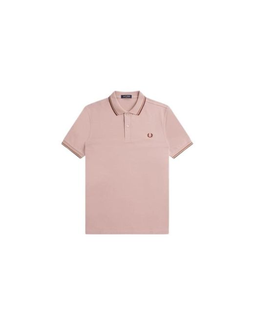 Fred Perry Pink Polo Shirts for men