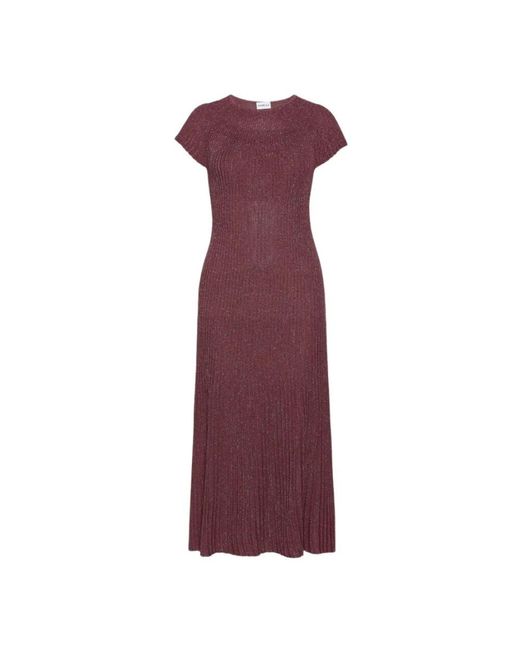 Marella Purple Knitted Dresses