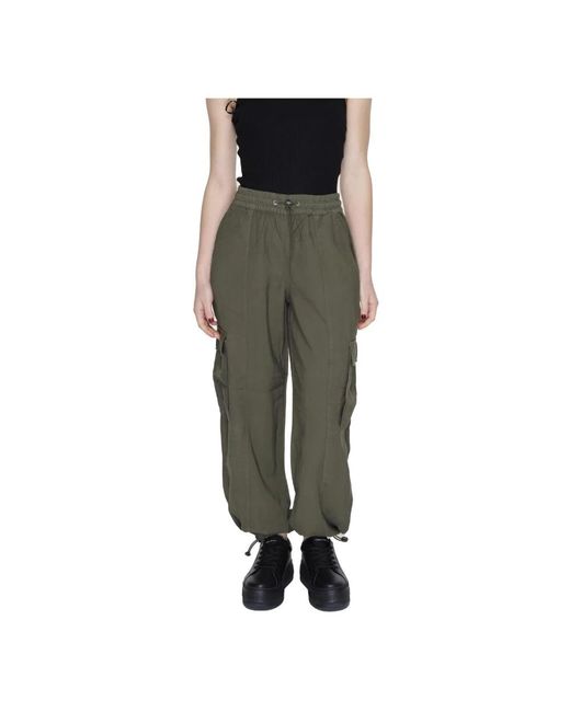 ONLY Green Wide Trousers