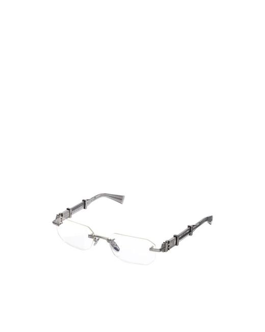 Balmain White Glasses for men