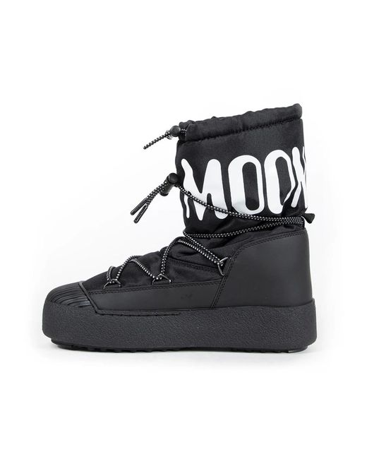 Moon Boot Black Winter Boots for men