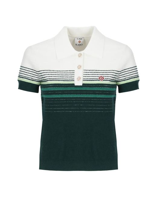 Casablanca Green Polo Shirts