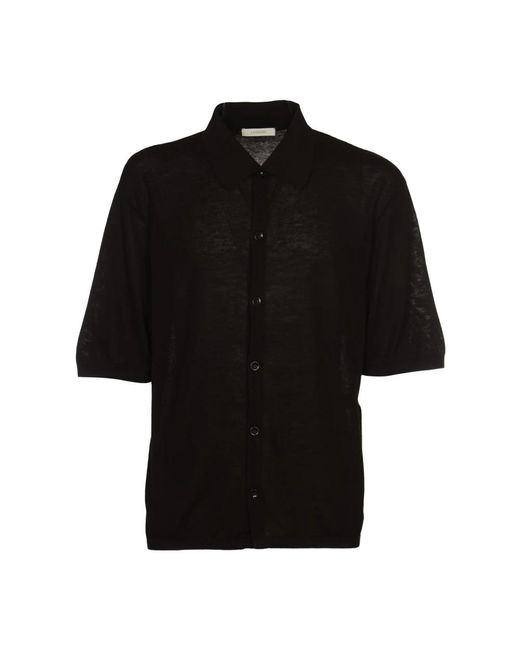 Lemaire Black Short Sleeve Shirts for men