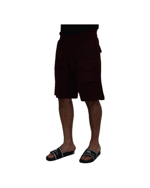 Dolce & Gabbana Black Casual Shorts for men