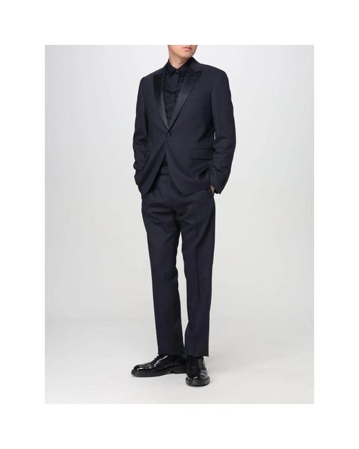 Single Breasted Suits Lardini de hombre de color Blue