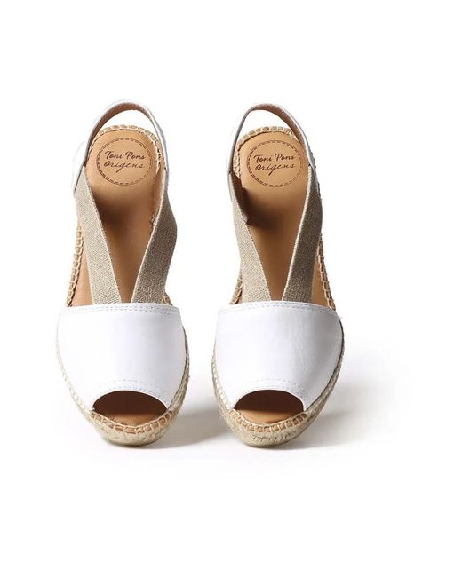 Flat Sandals Toni Pons en coloris White