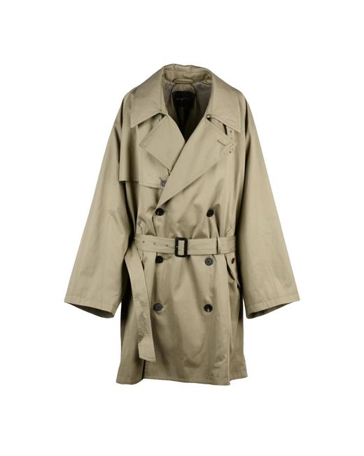Balenciaga Natural Trench Coats