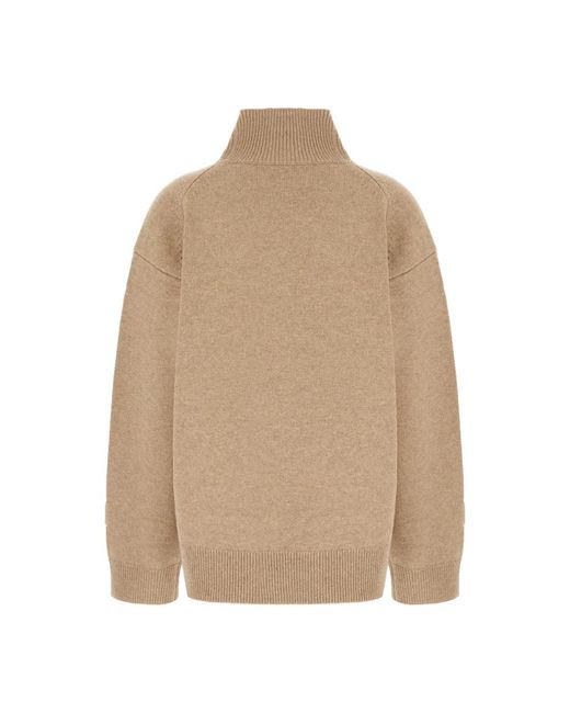 Turtlenecks Tory Burch de color Natural