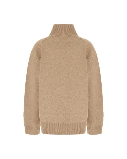 Tory Burch Natural Turtlenecks