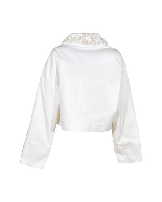 Light Jackets Plan C de color White