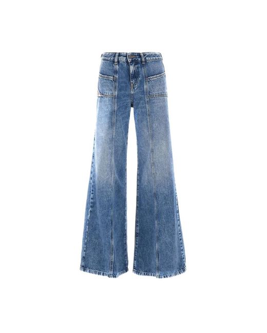 Jeans in denim classici per l'uso quotidiano di DIESEL in Blue