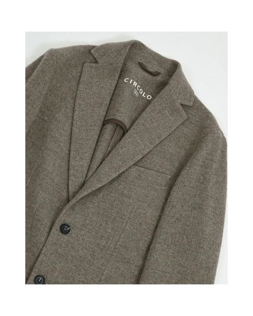 Circolo 1901 Gray Blazers for men
