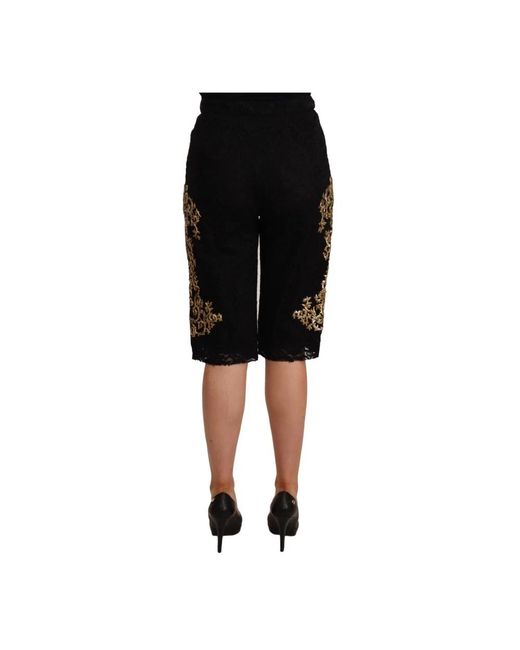 Dolce & Gabbana Black Casual Shorts