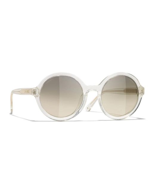 Ch 5522u 175532 sunglasses Chanel de color White