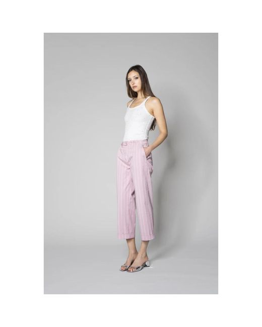 Re-hash Pink Cropped Trousers