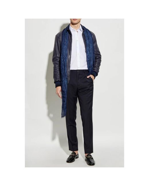 Etro Blue Suit Trousers for men
