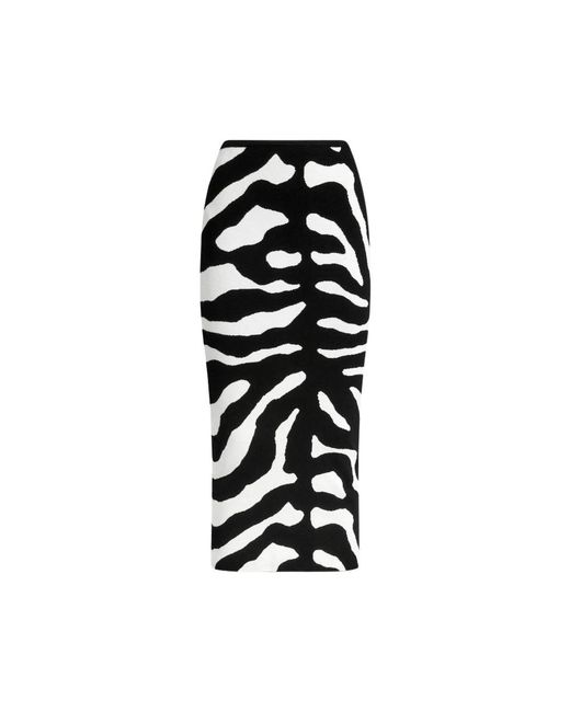 Moschino Black Midi Skirts