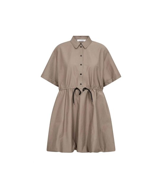 Playsuits co'couture de color Natural