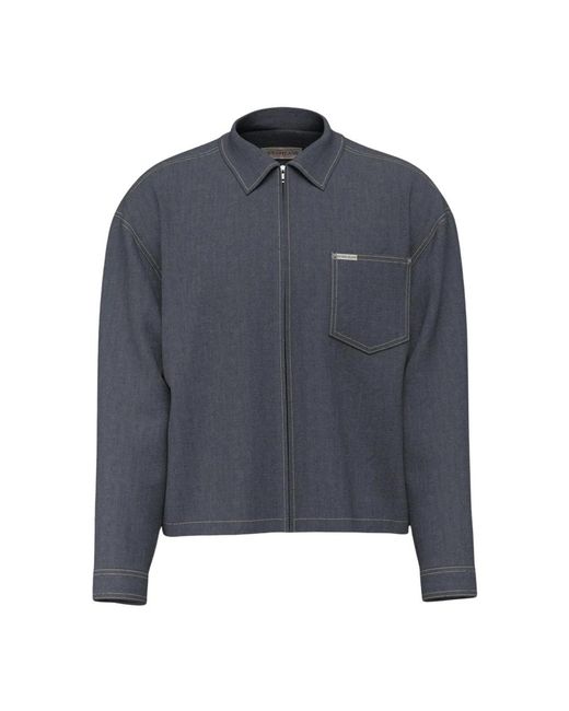Guess Blue Denim Jackets for men