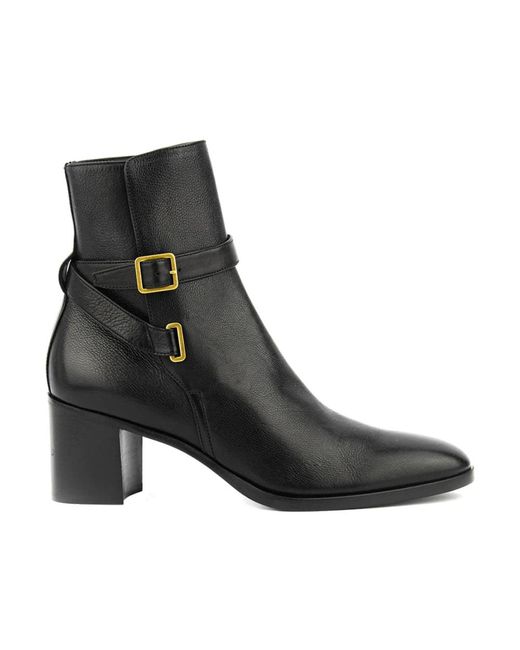 Saint Laurent Black Heeled Boots