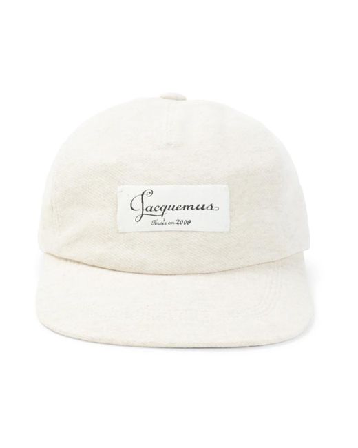 Jacquemus Accessoires ,Wol Le Casquette Montaigne Hoed in het White