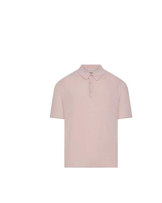 CYCLE Kent Cut Polo in het Pink voor heren