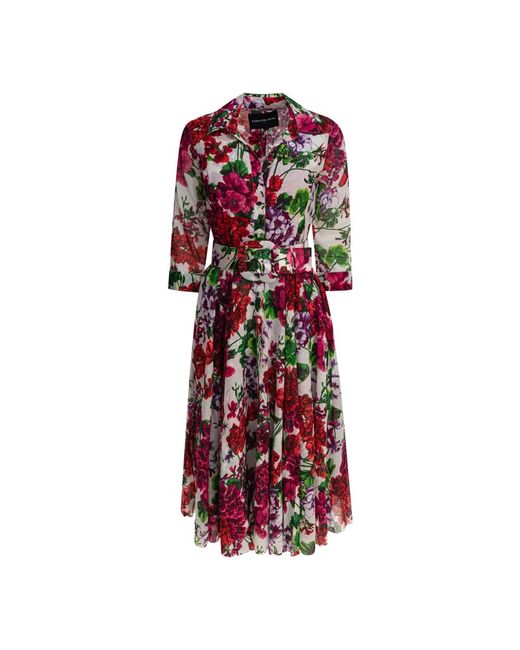 Samantha Sung Red Shirt Dresses