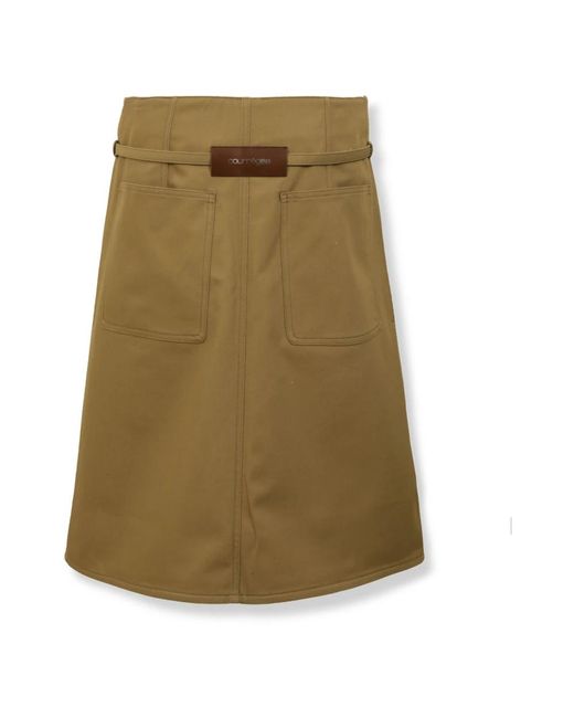 Courreges Green Short Skirts