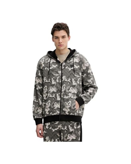 Zip-Throughs Guess pour homme en coloris Black