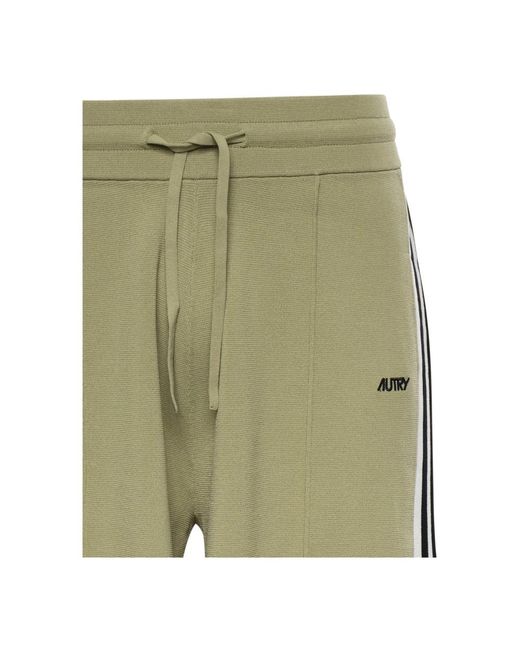 Autry Green Casual Shorts for men
