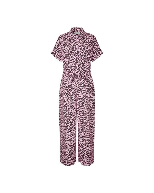Lolly's Laundry Jumpsuits & Playsuits ,Veelkleurig ,Jumpsuits in het Purple